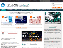 Tablet Screenshot of formaremedicala.ro